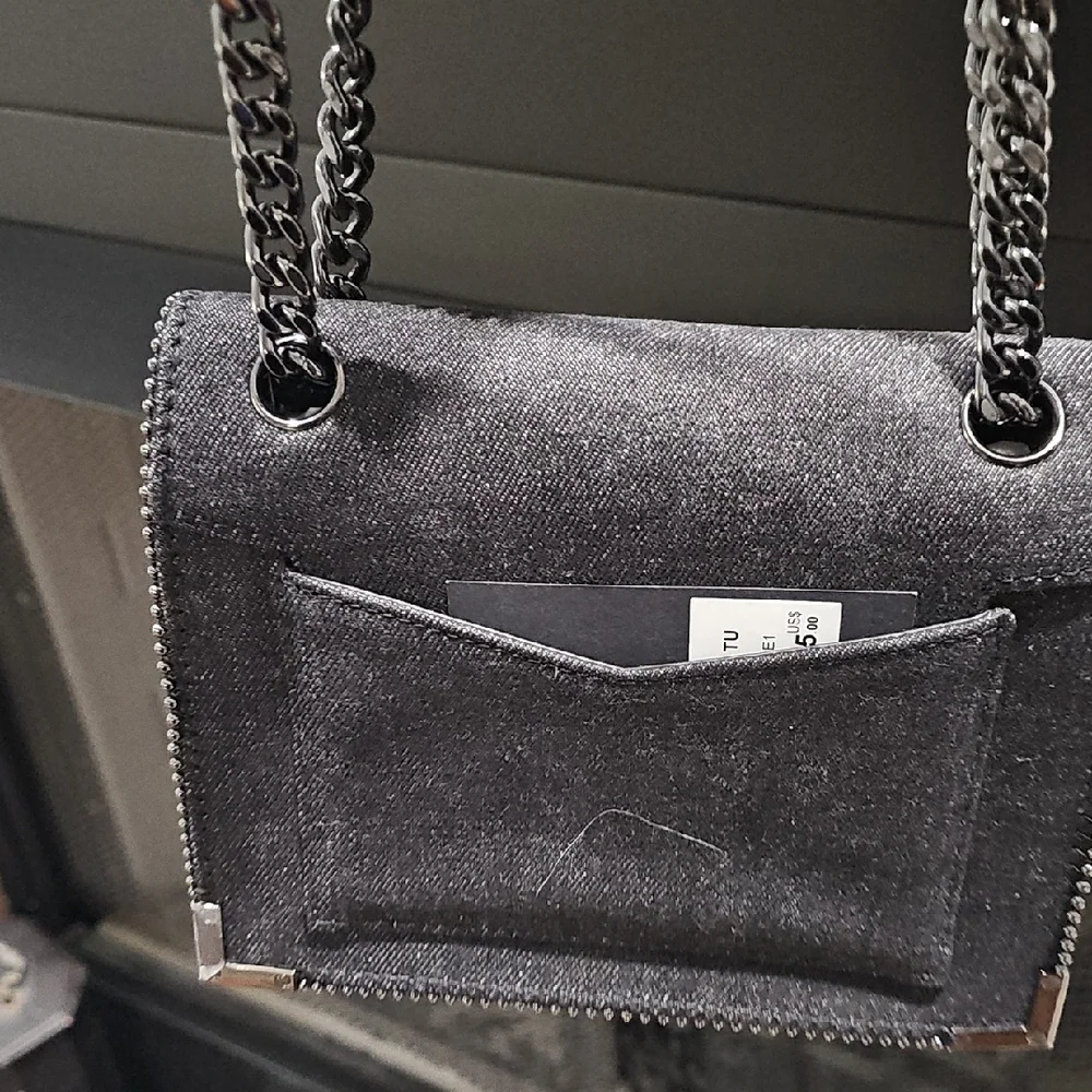 The Kooples Black Crossbody Bag with Chain Strap